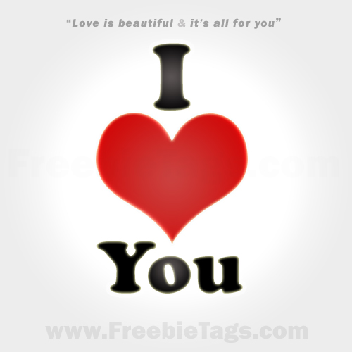 I love you tag